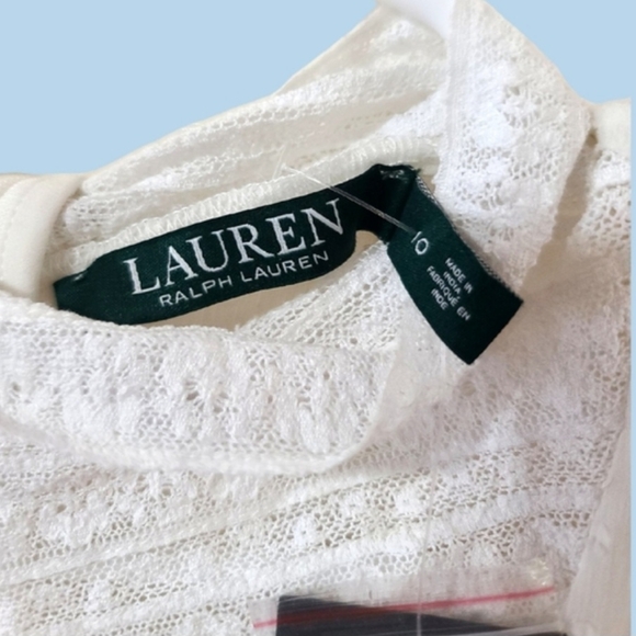 Ralph Lauren White Blouse Elegant Design - Picture 2 of 3